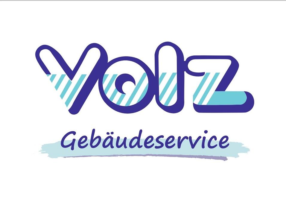 Logo von Volz Geb&auml;udeservice, mit bunten, stilisierten Buchstaben auf wei&szlig;em Hintergrund.