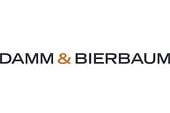 Logo von Damm & Bierbaum in Schwarz mit orangefarbenem Akzent.